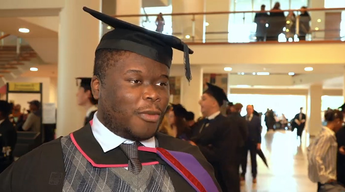 alexander at 2025graduation