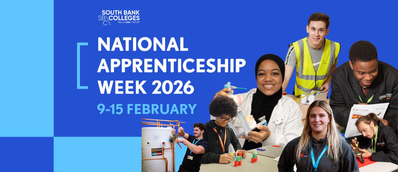 A collage depicting various student apprentices engaged in a project, highlighting teamwork and diverse contributions.